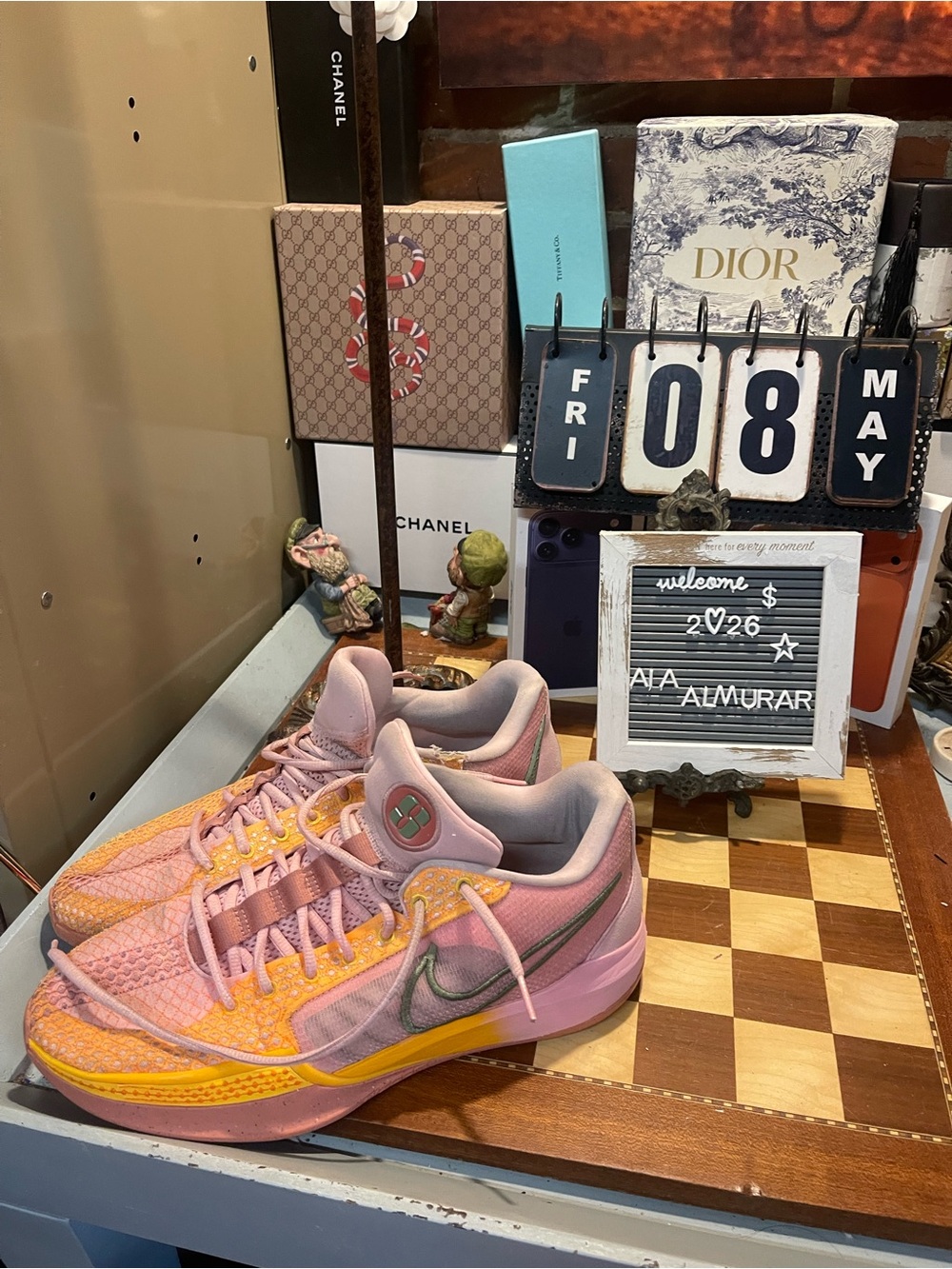 Nike Sabrina 1 West Coast Roots Men's 15 Pink Shoes FQ3381-600